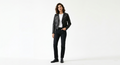 Peltura Women's Premium Black Leather Biker Jacket | Tailored Fit