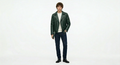 Peltura Men's Premium Dark Green Quilted Leather Biker Jacket | Forest Green Moto Jacket